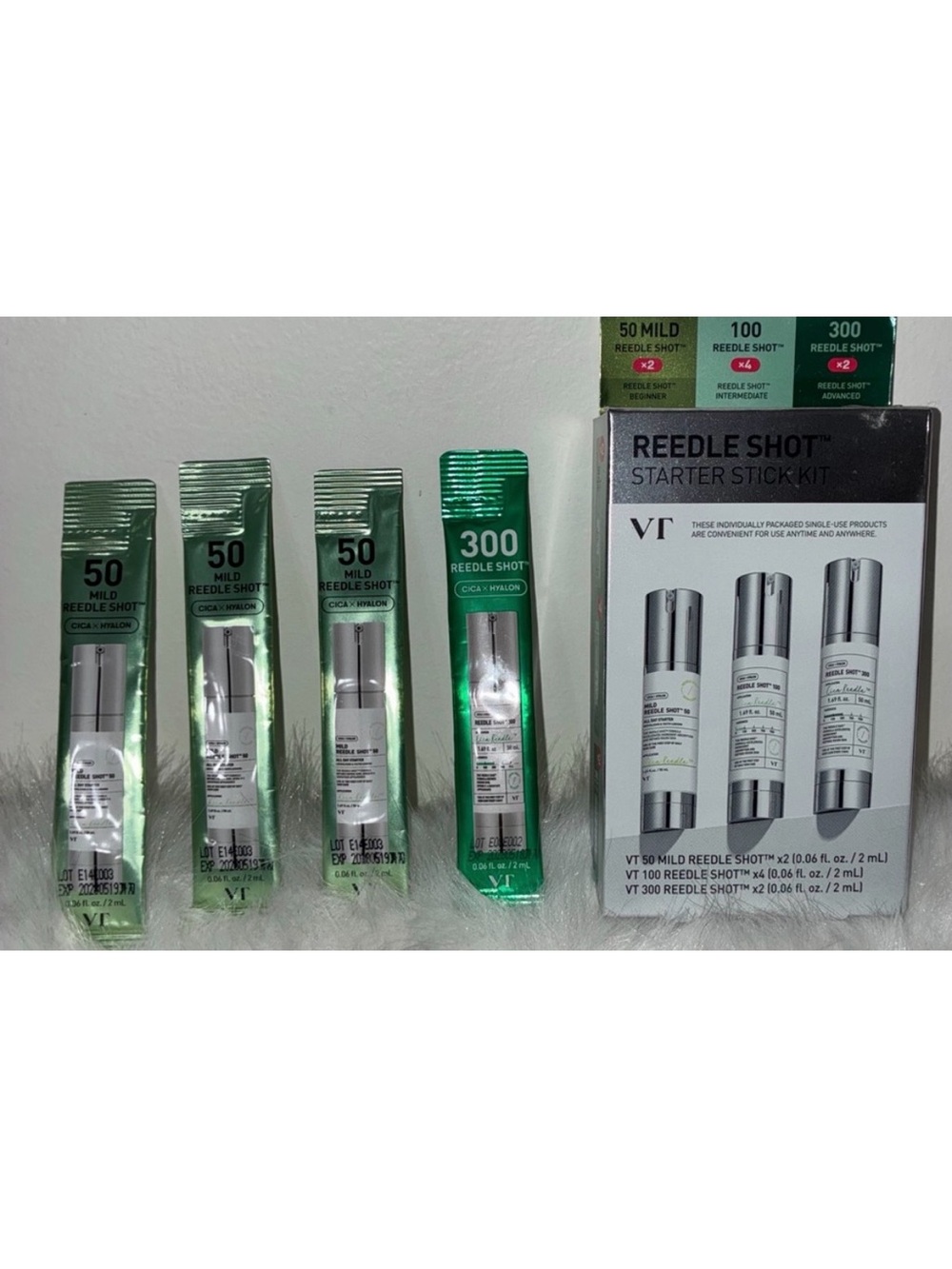 Reedle Shot Starter Kit + Green 50/100/300 Needle Shots + Extra’s